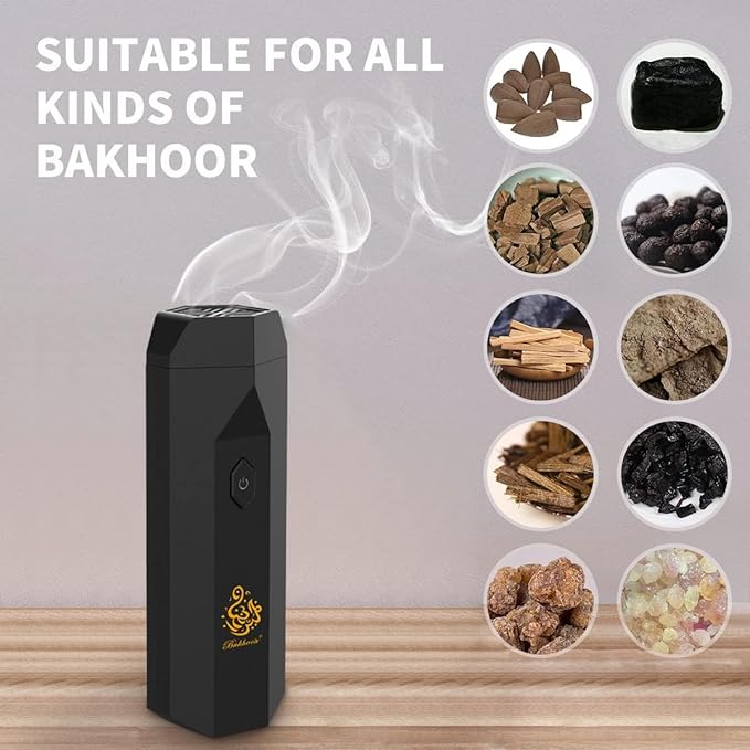 Electric Incense Burner with Hair Comb