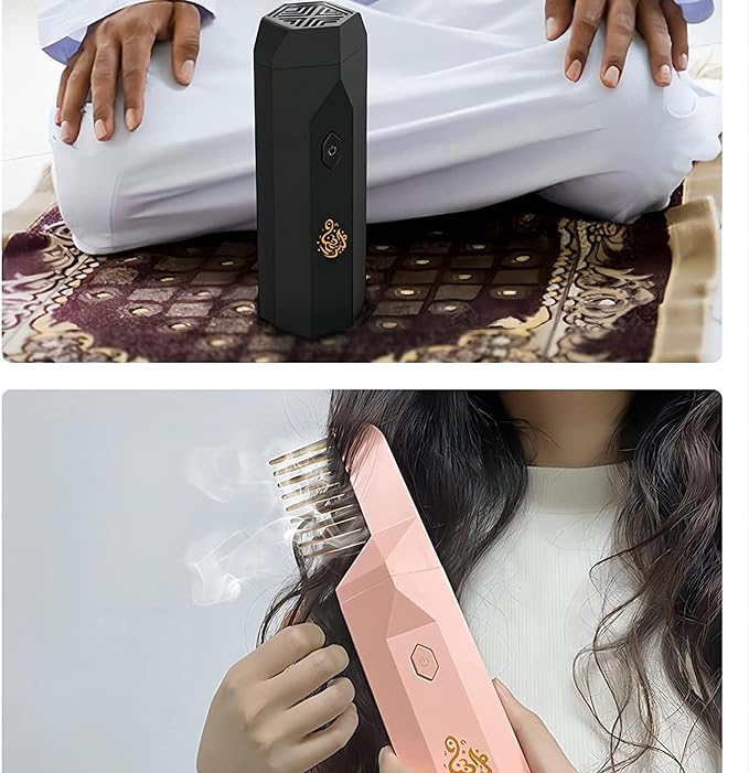 Electric Incense Burner with Hair Comb